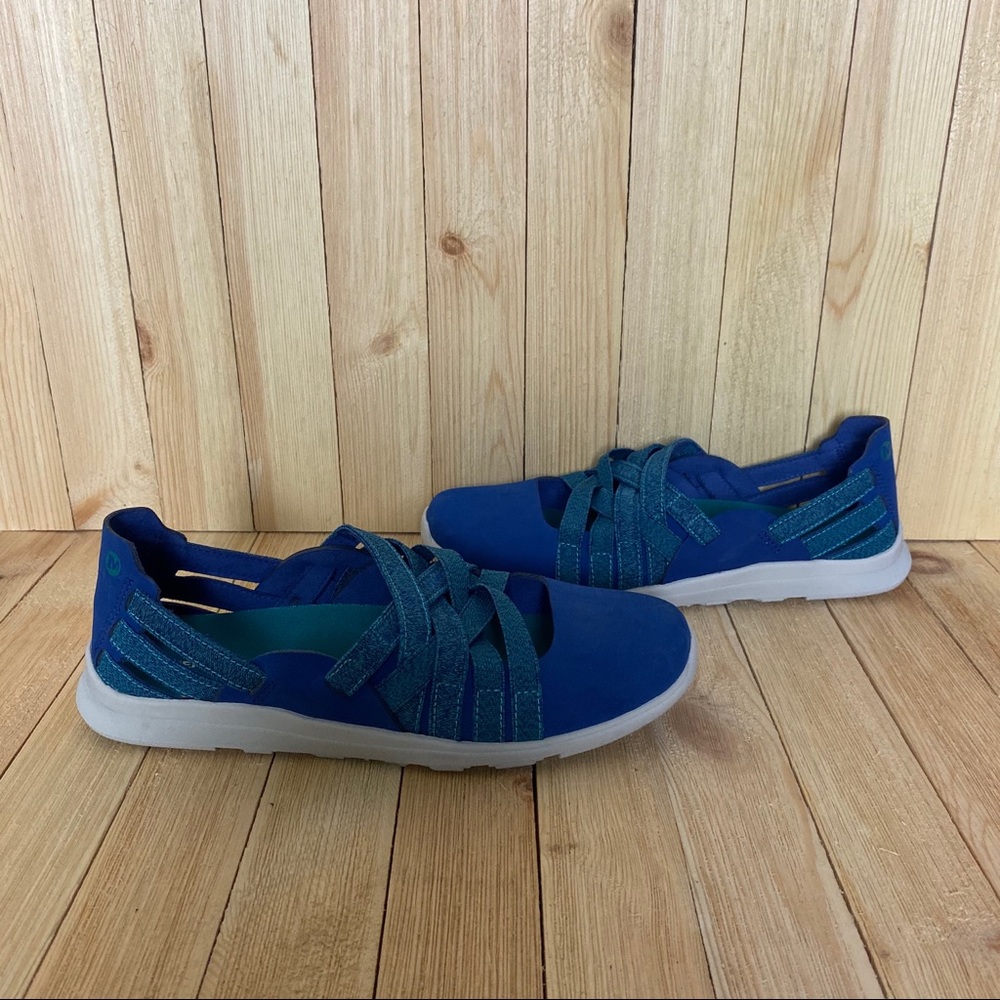 Merrell sodal I Te slip on strap shoe blue teal